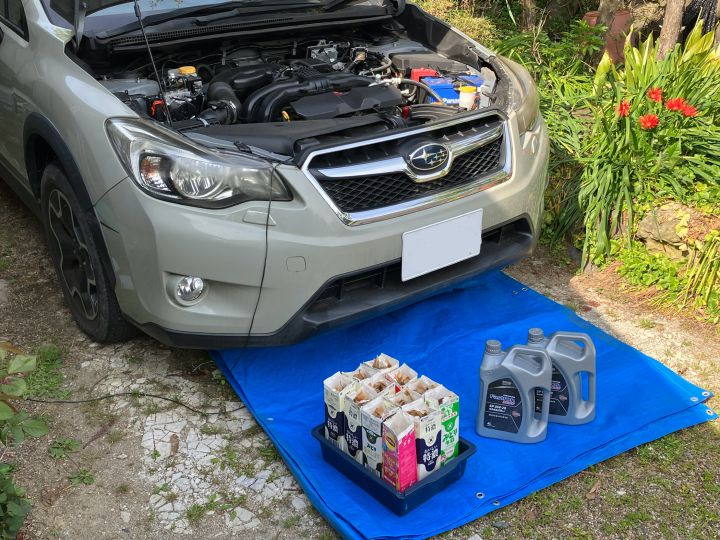 エンジンオイル交換